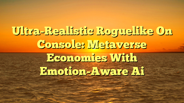 Ultra-Realistic Roguelike On Console: Metaverse Economies With Emotion-Aware Ai